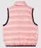 Chaqueta alcolchada reversible para bebé rosa MINOIS