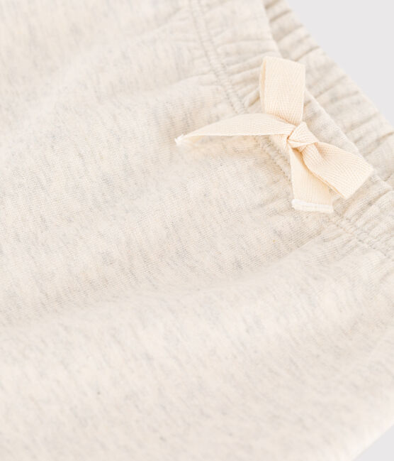 Pantalón de punto grueso para bebé beige MONTELIMAR CHINE