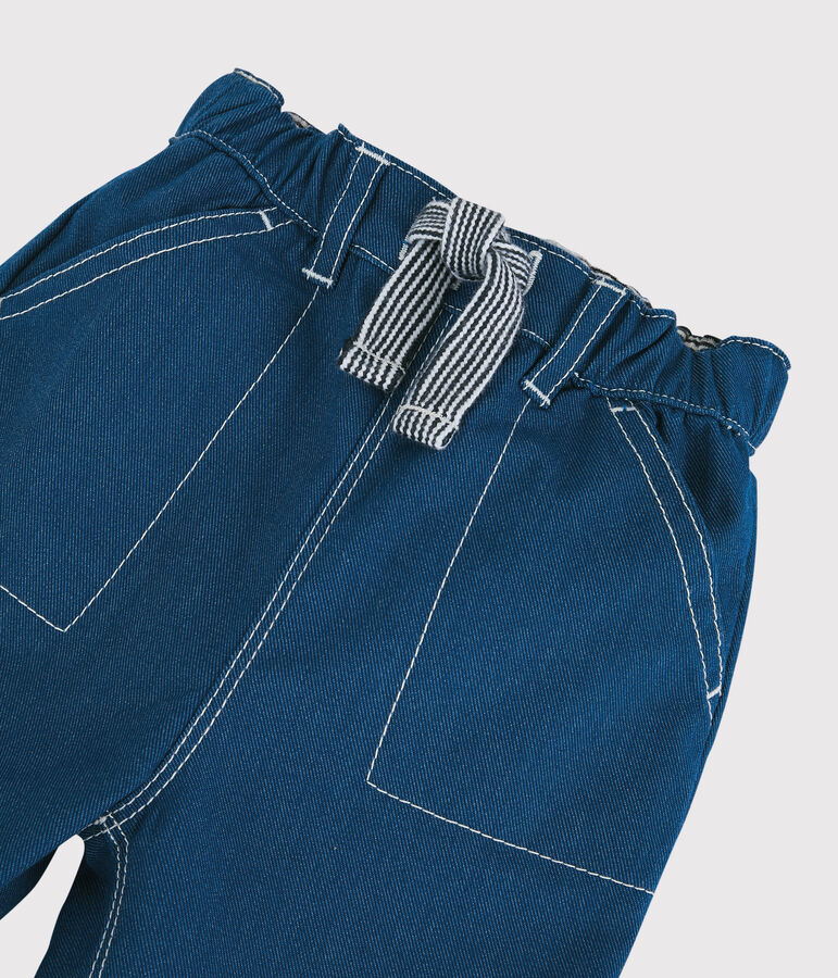 Pantal&oacute;n de algod&oacute;n de beb&eacute;. azul MAJOR