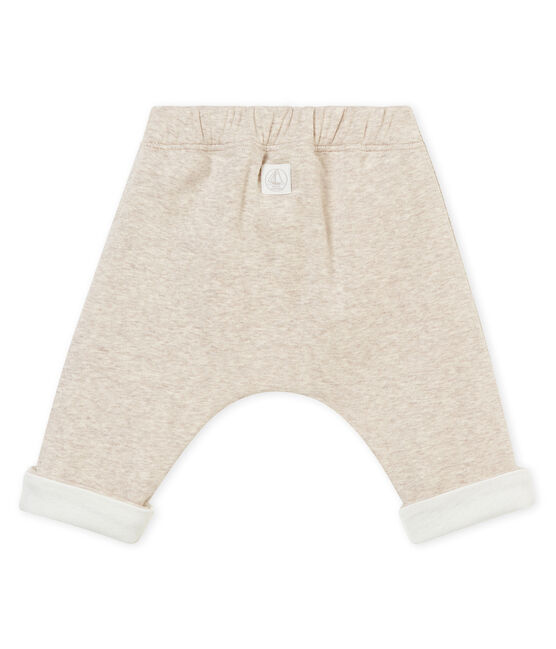 Pantalón forrado para bebé mixto beige CREAMY CHINE