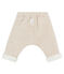 Pantalón forrado para bebé mixto beige CREAMY CHINE