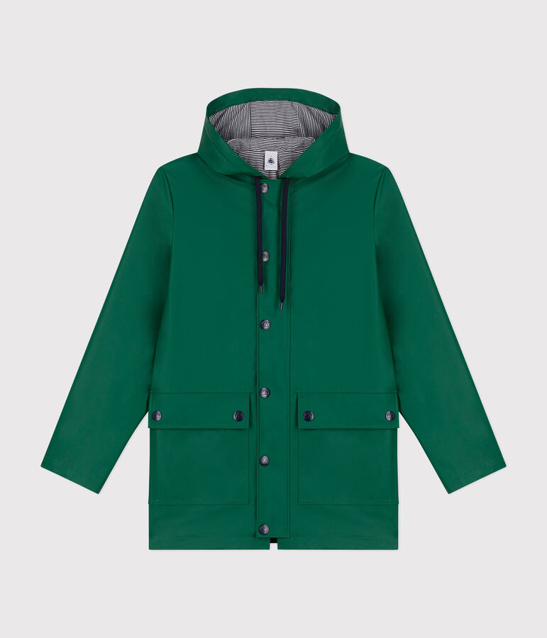 Chubasquero emblem&aacute;tico unisex verde