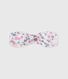 Diadema de popelina con estampado de flores para bebé
