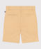 Bermudas de tela de algodón para niño beige FACILE