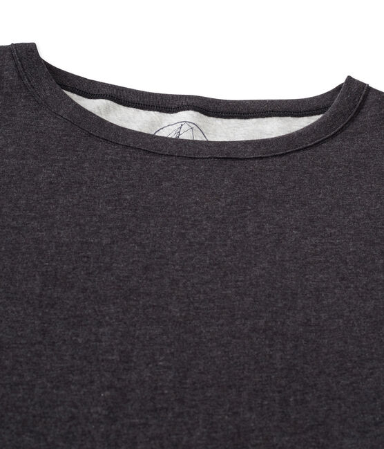 Camiseta maxi para mujer en túbico extrafino chiné gris CITY CHINE