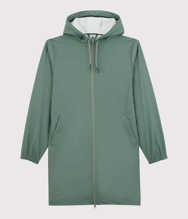Chubasquero largo y ligero de material reciclado unisex THUYA