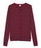 Emblemático cárdigan de rayas para mujer azul SMOKING/rojo PEPS