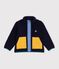 Chaqueta infantil lisa colorblock de borreguito SMOKING