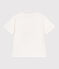 Camiseta infantil de manga corta de algodón con estampado blanco MARSHMALLOW