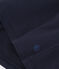 Camiseta LA RECTA de algodón con cuello de pico para mujer azul SMOKING