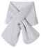 Bufanda para bebé unisex con forro polar gris SUBWAY/blanco MARSHMALLOW