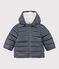 Chaqueta acolchada para bebé azul SMOKING/blanco MARSHMALLOW