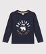 Camiseta de manga larga de algodón de niño