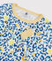 Pijama snugfit con estampado de pantera de niño/niña blanco MARSHMALLOW/blanco MULTICO