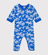 Pijama con cremallera de algodón para bebé