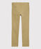 Pantalón slim de sarga de niño beige JERRYCAN