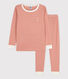 Pijama snugfit de algodón milrayas para niño/niña
