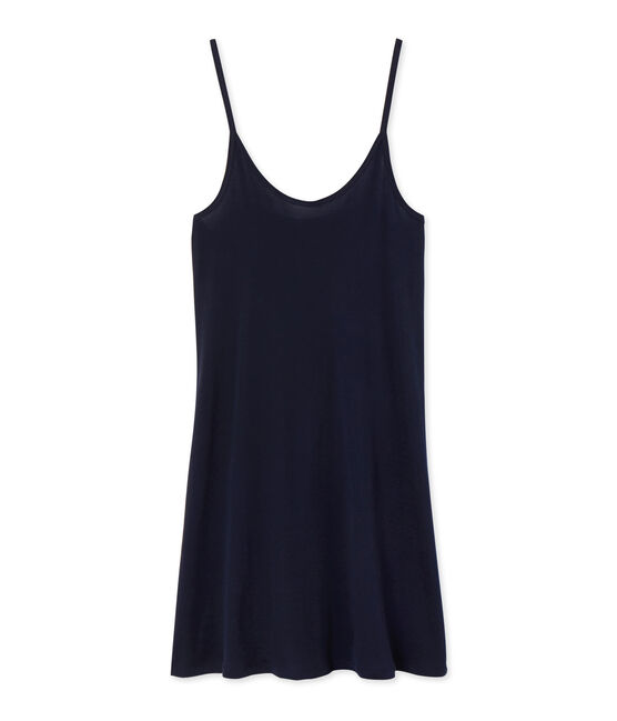 Chemise à bretelles femme en coton léger azul SMOKING