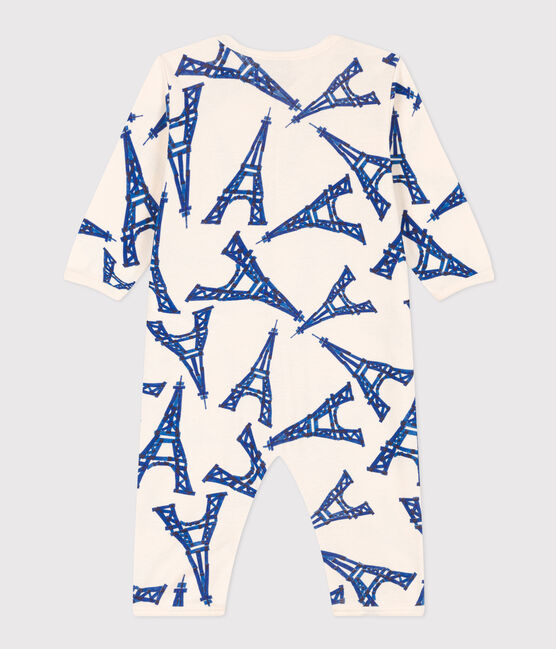 Pijama de algodón París para bebé blanco AVALANCHE/ MULTICO
