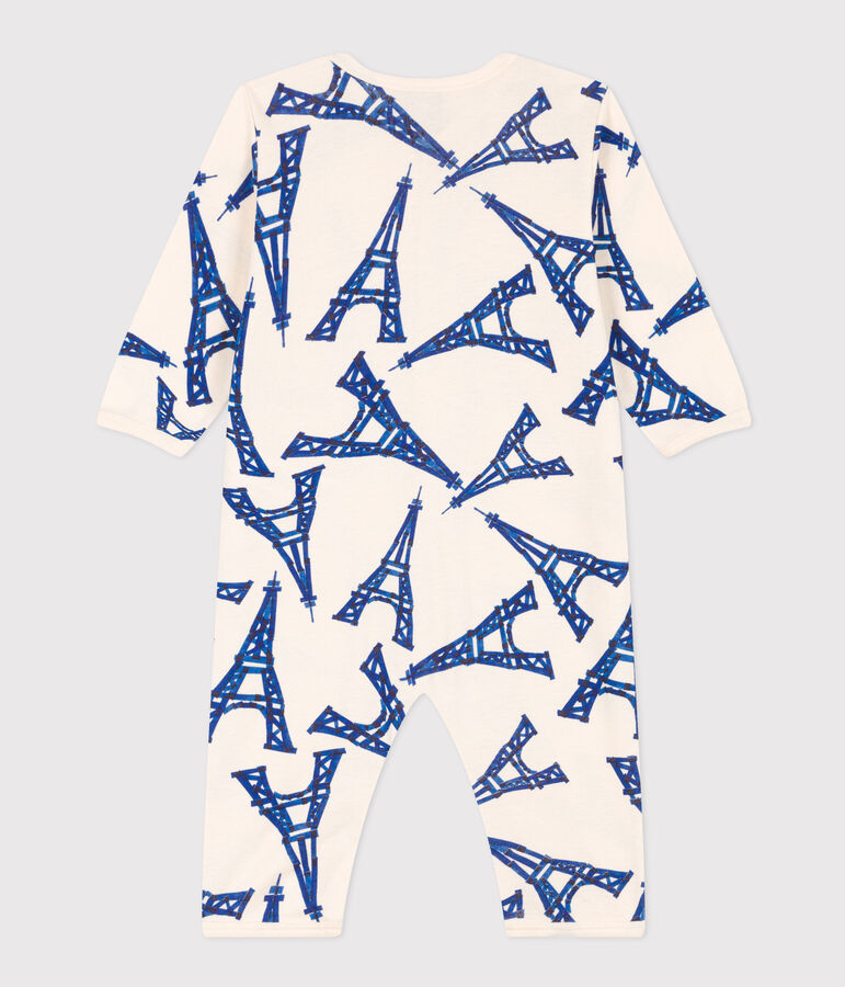 Pijama de algod&oacute;n Par&iacute;s para beb&eacute; crudo/multicolor