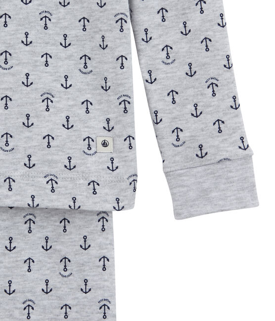 Pijama para niño gris POUSSIERE/azul MEDIEVAL