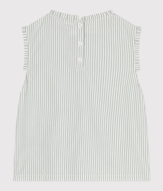 Blusa infantil sin mangas de algodón a rayas PAUL/ ECUME