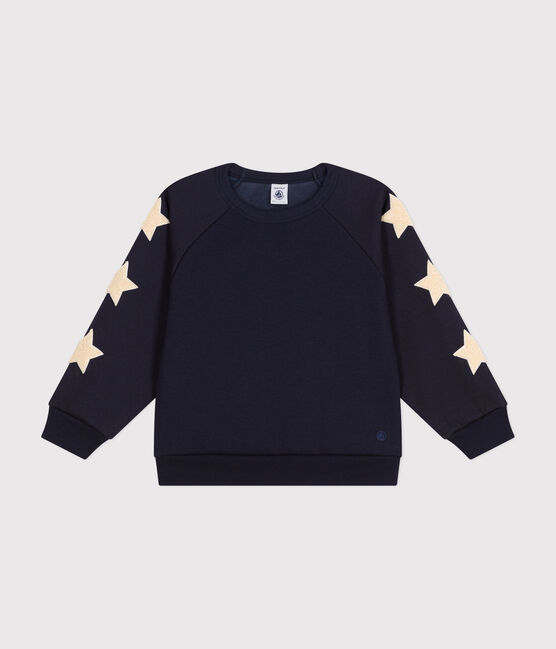 Sudadera de felpa cálida para niño azul SMOKING