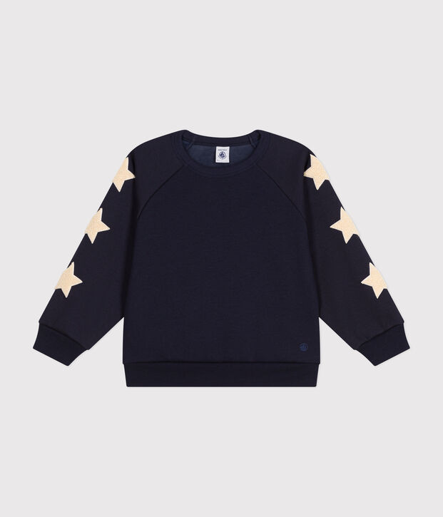 Sudadera de felpa c&aacute;lida para ni&ntilde;o azul