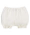 Braguitas bloomer de lino para bebé niña blanco MARSHMALLOW