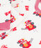 Pijama infantil muy ajustado de algod&oacute;n con estampado de bombero blanco/multicolor