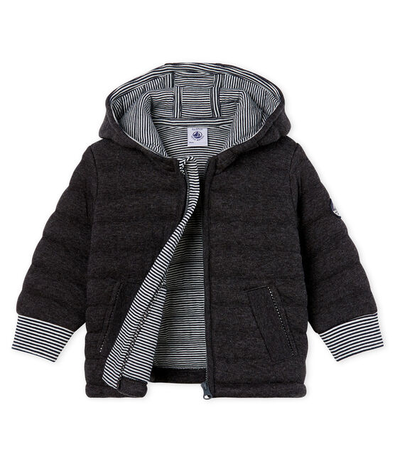 Chaqueta en tela túbica acolchada para bebé niño. gris CITY CHINE