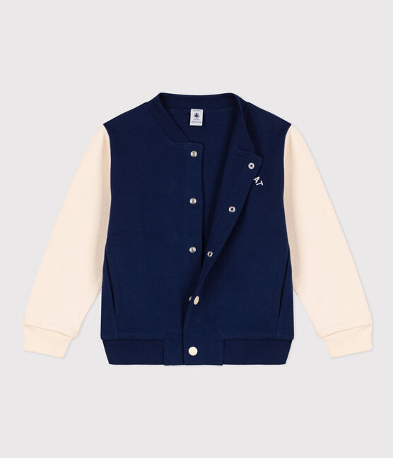 Chaqueta de béisbol de muletón de niña / niño azul MEDIEVAL/ AVALANCHE