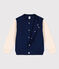 Chaqueta de béisbol de muletón de niña / niño azul MEDIEVAL/ AVALANCHE