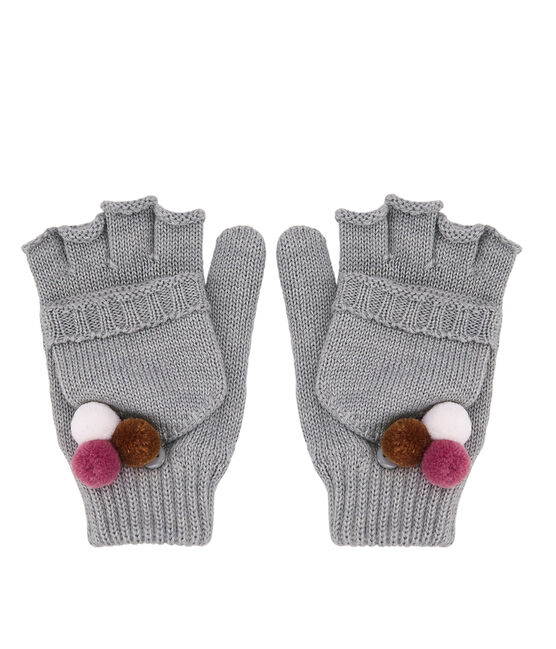 Guantes para niña gris SUBWAY CHINE