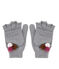 Guantes para niña gris SUBWAY CHINE