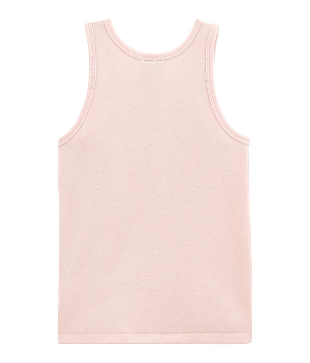 Camiseta sin mangas en lana y algod&oacute;n JOLI