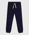 Pantalón de chándal de muletón para niña azul SMOKING