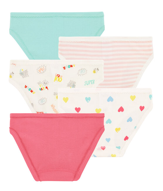 Juego de 5 braguitas para niña variante 1