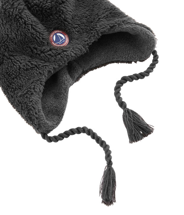 Gorro infantil para ni&ntilde;o gris