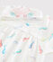Camisón disfraz de algodón blanco MARSHMALLOW/blanco MULTICO