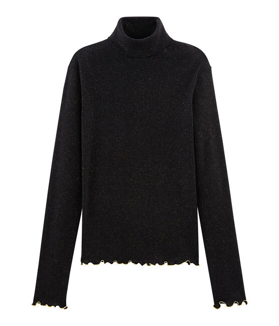 Camiseta interior brillante para mujer negro NOIR/amarillo OR