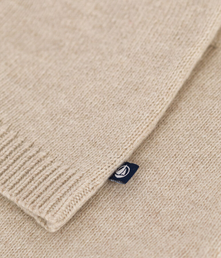 Conjunto tricotado de 2 piezas para beb&eacute; crudo/rosa