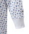 Pelele pijama estampado para niña blanco ECUME/azul BLEU