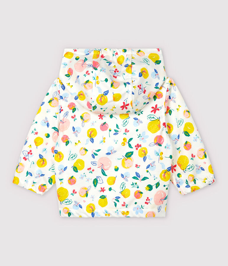 Cortavientos de punto revestido de beb&eacute; ni&ntilde;o blanco/multicolor