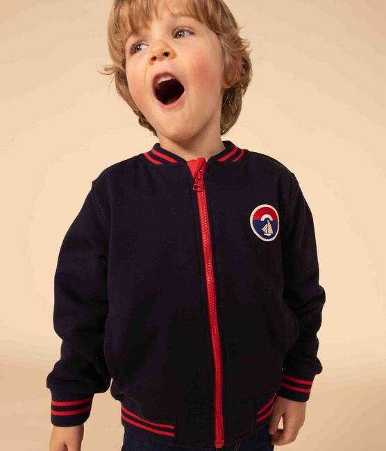 Teddy de jersey grueso para niño azul SMOKING