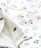 Pelele para bebé niña en túbico estampado blanco LAIT/blanco MULTICO