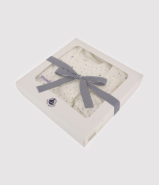 Estuche de regalo de nacimiento de tejido acanalado para bebé niño variante 1