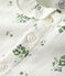 Blusa con estampado de flores de gasa de algodón ecológico para bebé blanco MARSHMALLOW/blanco MULTICO