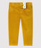 Pantalón de terciopelo de bebé. amarillo TOPAZE