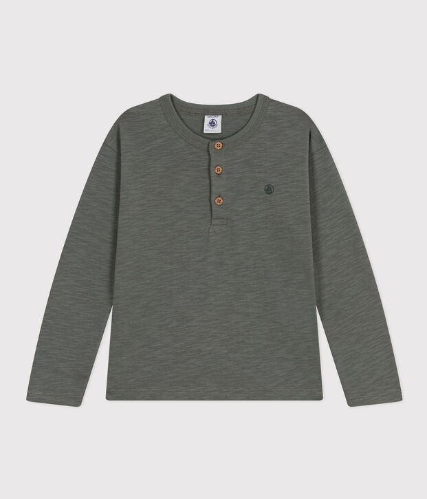 Camiseta de algod&oacute;n de manga larga de ni&ntilde;o THUYA